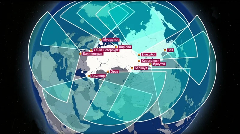 Карта рлс россии с городами и областями подробная